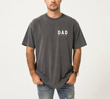 Dad Personalized est year Comfort Colors T Shirt (cali left chest) - Aaria Tees Aaria Tees