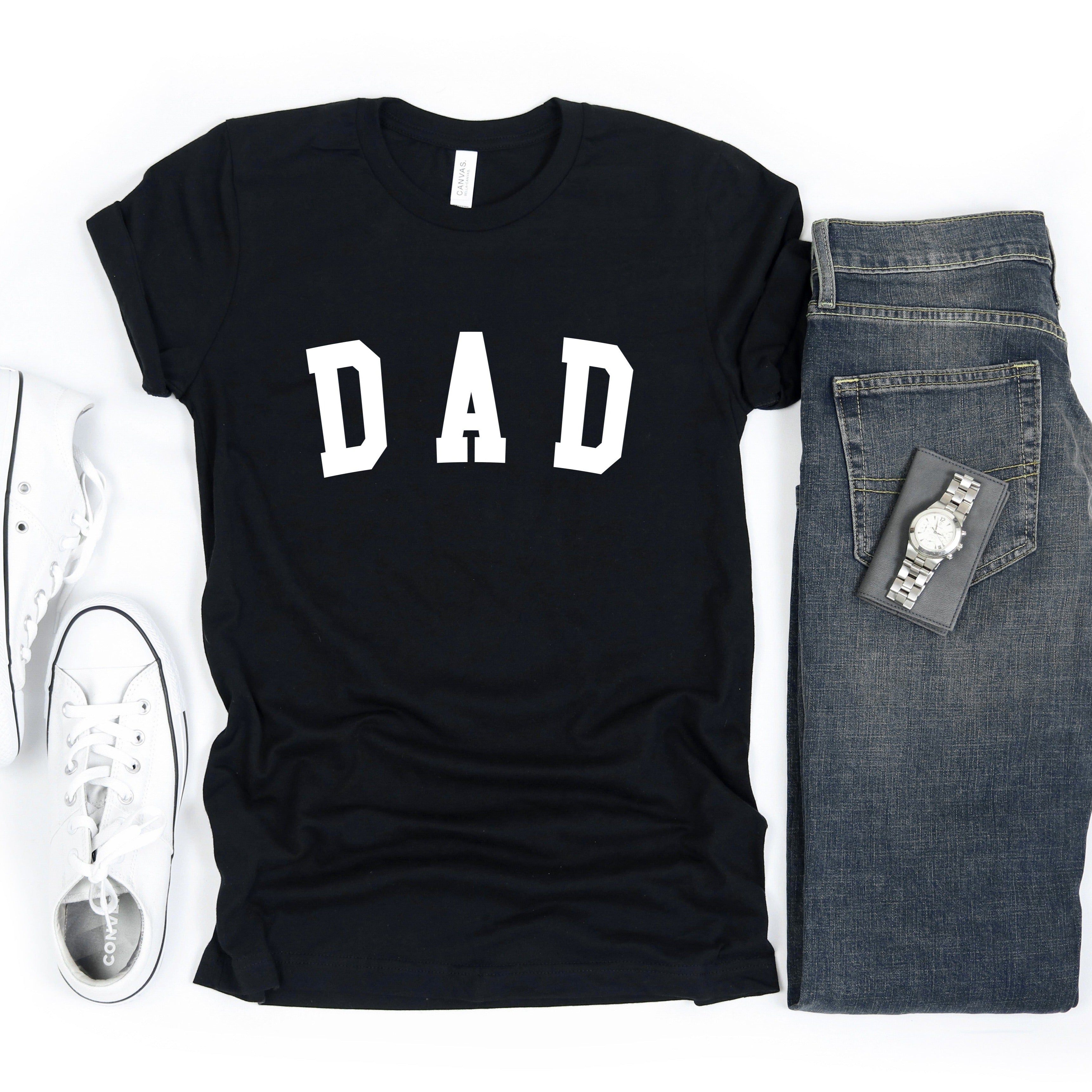 Dad T Shirt | Daddy Shirt (Block) - Aaria Tees Aaria Tees