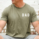 Dad T Shirt | Daddy T shirt, Mother's day matching shirts (Rounded font left corner) - Aaria Tees Aaria Tees