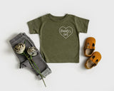 Daddy's Girl Heart Around Baby And Toddler T Shirt - Aaria Tees Aaria Tees