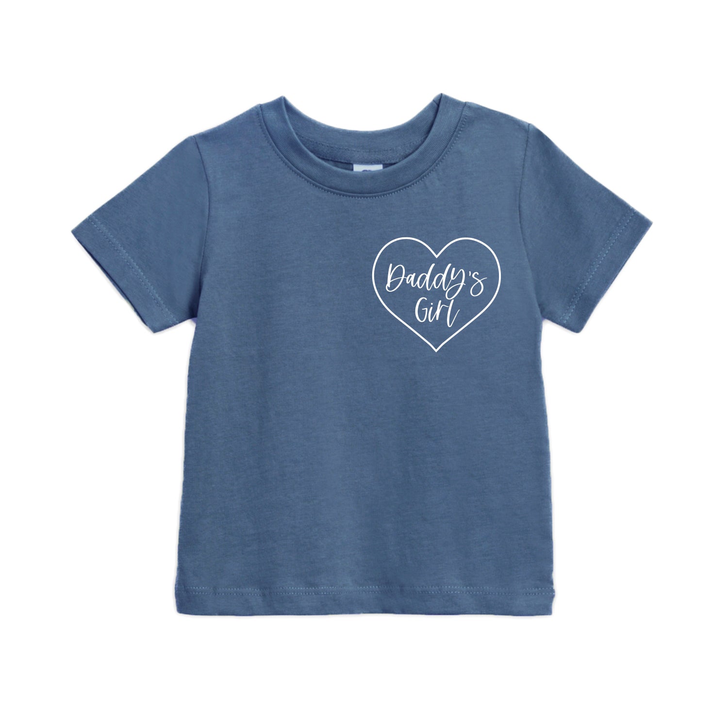 Daddy's Girl Heart Around Baby And Toddler T Shirt - Aaria Tees Aaria Tees