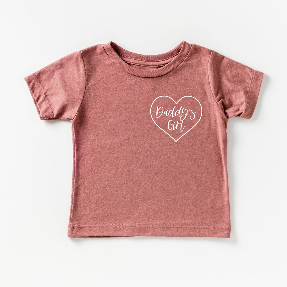 Daddy's Girl Heart Around Baby And Toddler T Shirt - Aaria Tees