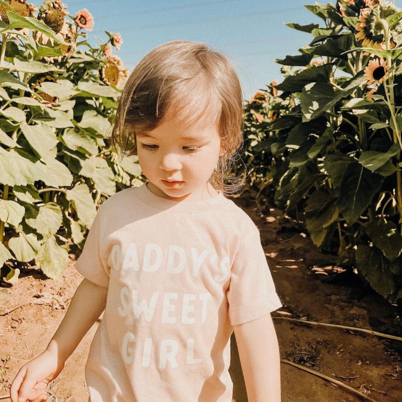 Daddy's Sweet Girl Baby And Toddler T Shirt - Aaria Tees Aaria Tees