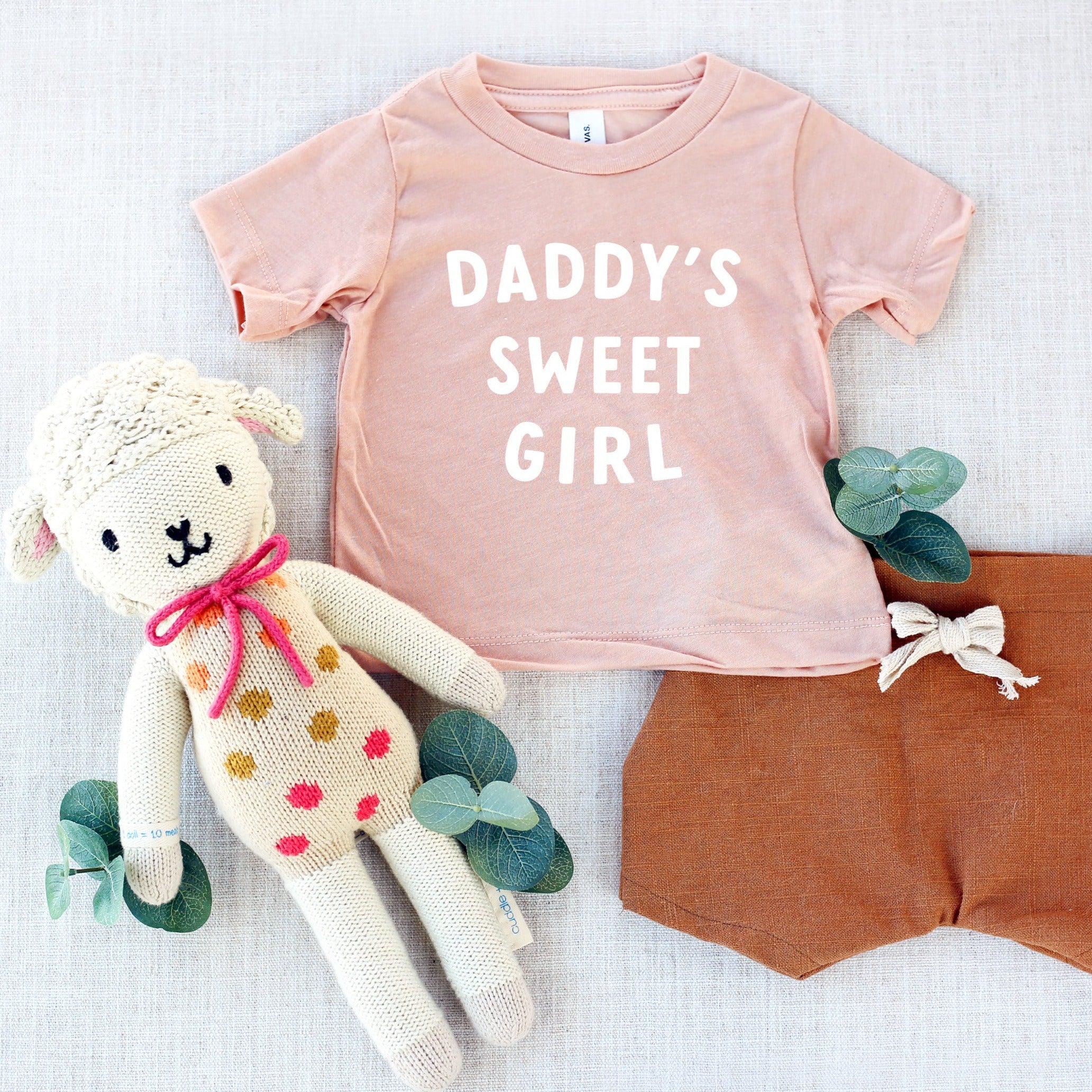 Daddy's Sweet Girl Baby And Toddler T Shirt - Aaria Tees Aaria Tees