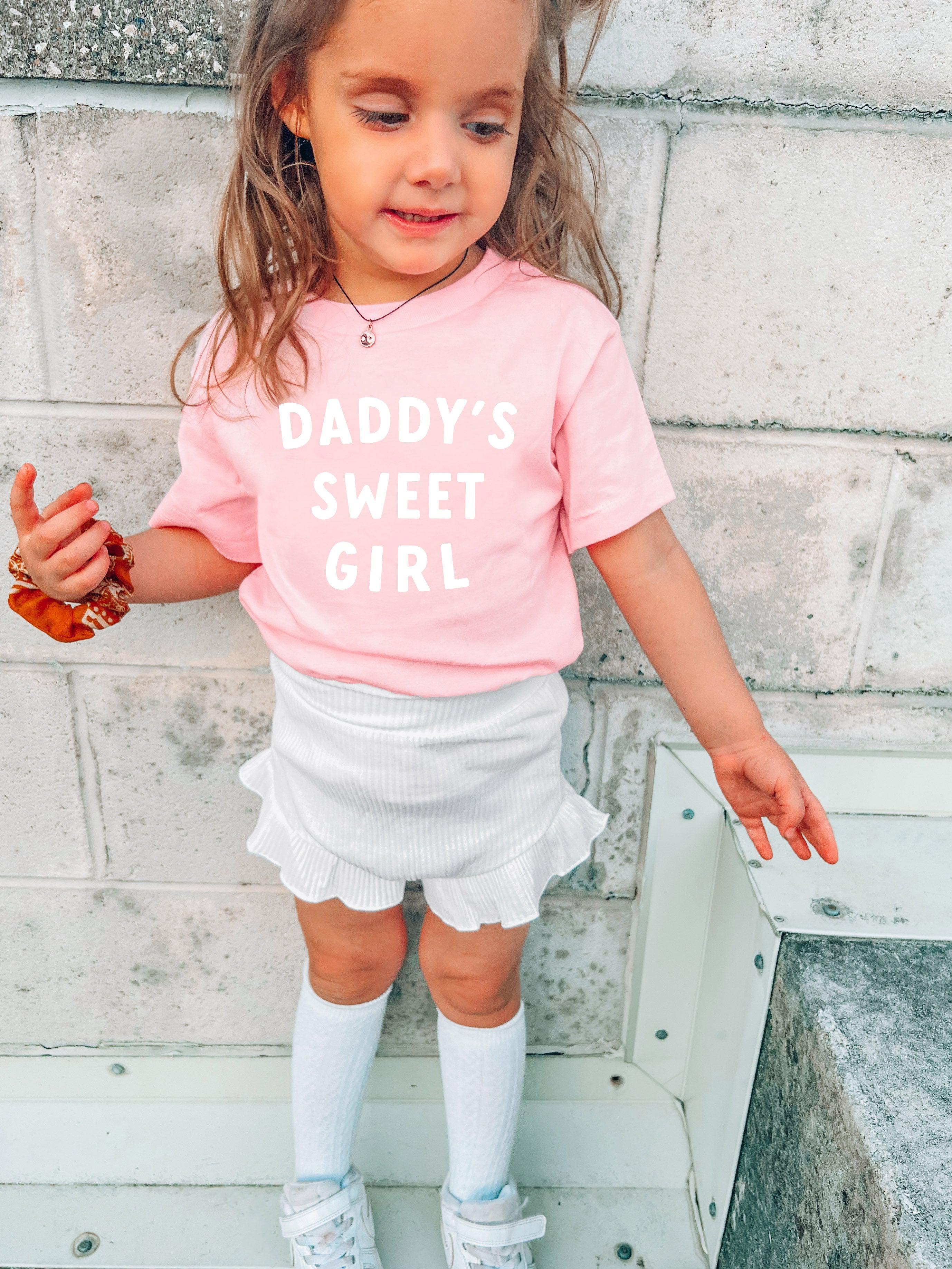 Daddy's Sweet Girl Baby And Toddler T Shirt - Aaria Tees Aaria Tees