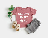 Daddy's Sweet Girl Baby And Toddler T Shirt - Aaria Tees Aaria Tees