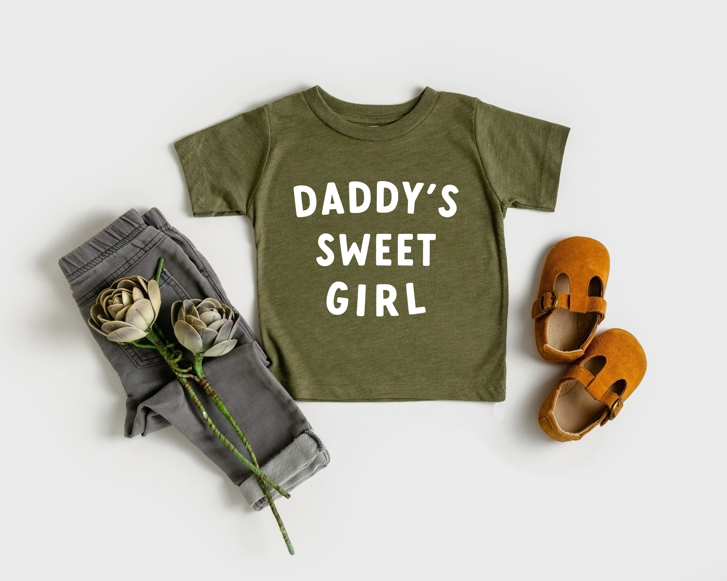 Daddy's Sweet Girl Baby And Toddler T Shirt - Aaria Tees Aaria Tees