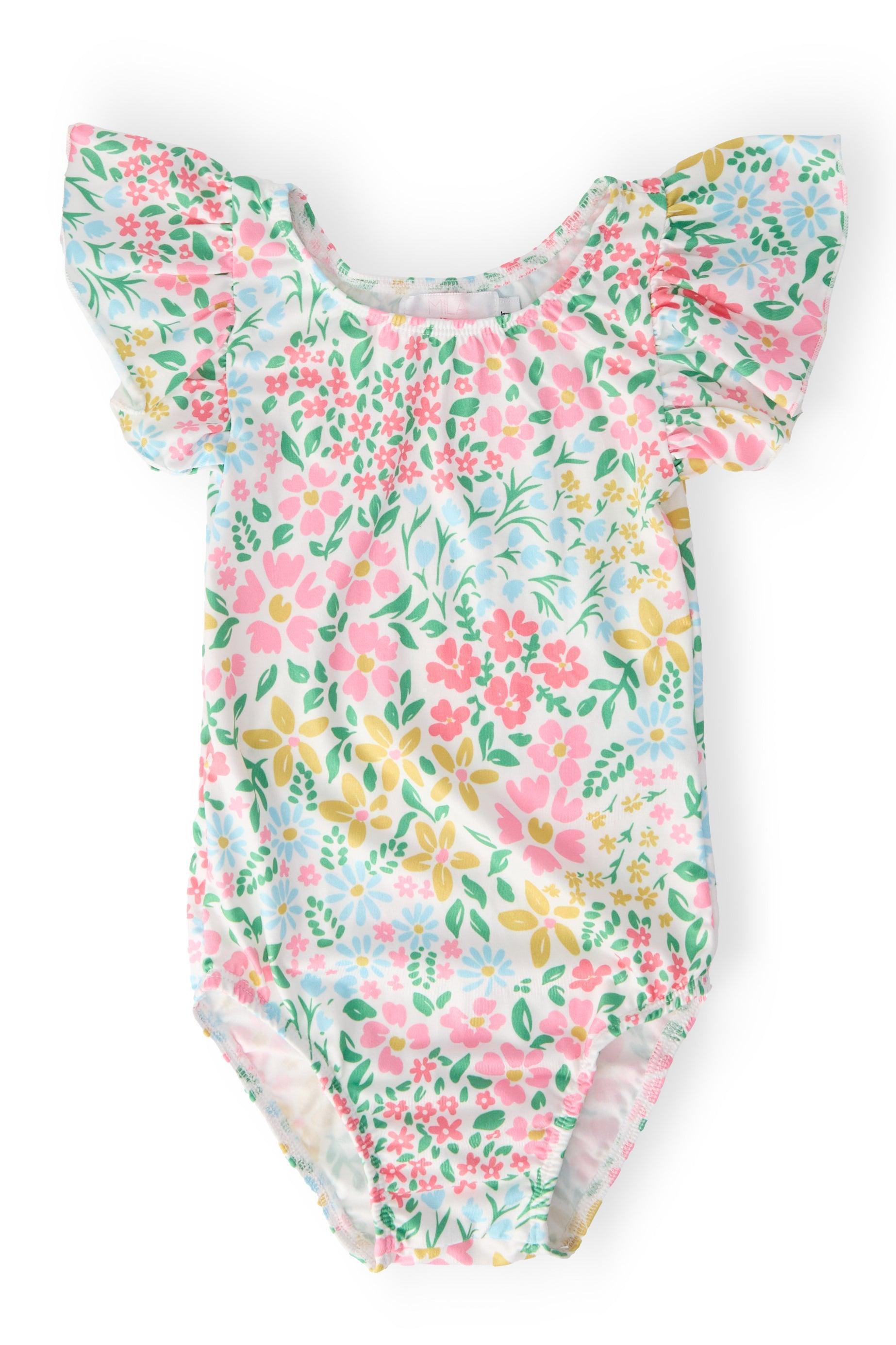 Daffodils S/S Flutter Sleeve Leotard - Aaria Tees Aaria Tees