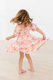 Daisy Darling Smocked Ruffle Dress - Aaria Tees Aaria Tees