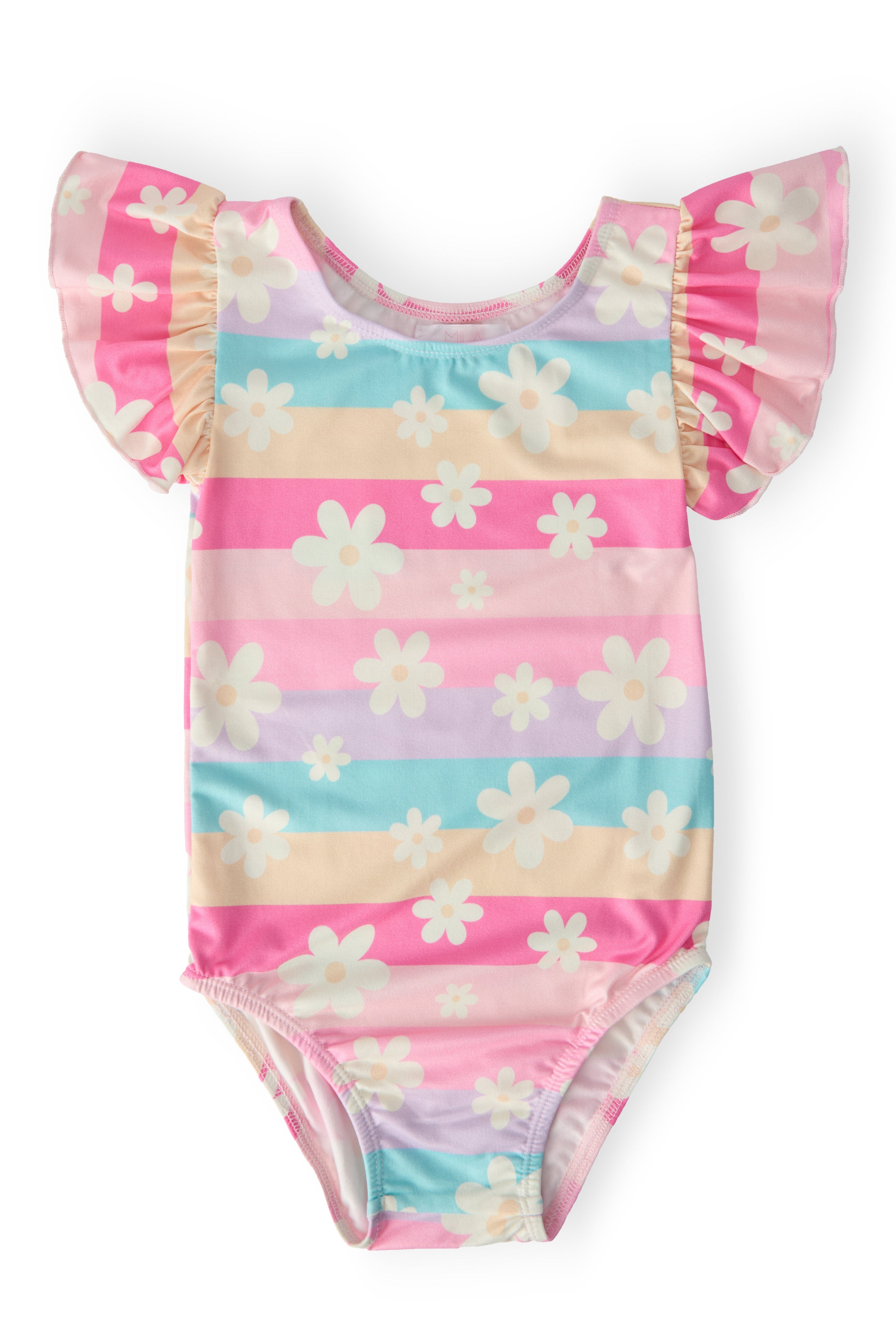 Daisy Dreams S/S Flutter Sleeve Leotard - Aaria Tees Aaria Tees