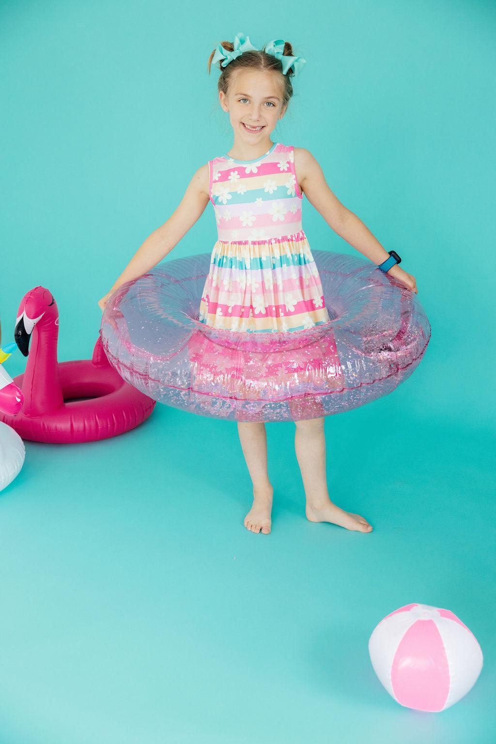 Daisy Dreams Tank Twirl Dress - Aaria Tees