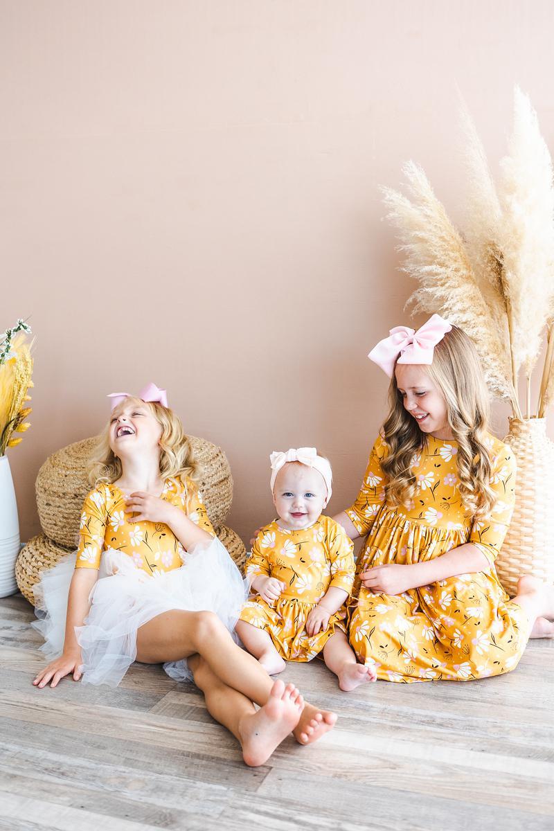 Dandelions in Fall 3/4 Tutu Leotard - Aaria Tees Aaria Tees
