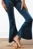 Denim Blue Velvet Bells - Aaria Tees Aaria Tees