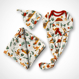 Desert Friends Gown & Swaddle Set + Gift Box - Aaria Tees Aaria Tees