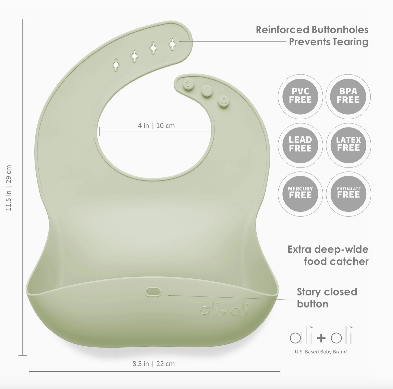 Silicone Baby Bib Sand - Aaria Tees Aaria Tees