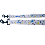 Dino Doggy White Dinosaur Dog Leash Aaria Tees