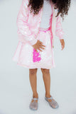 Diva Pink Flip Sequin Twirl Skort - Aaria Tees Aaria Tees