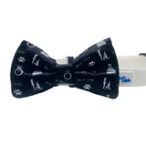 Dog of Honor Wedding Black Dog Bow Tie Aaria Tees