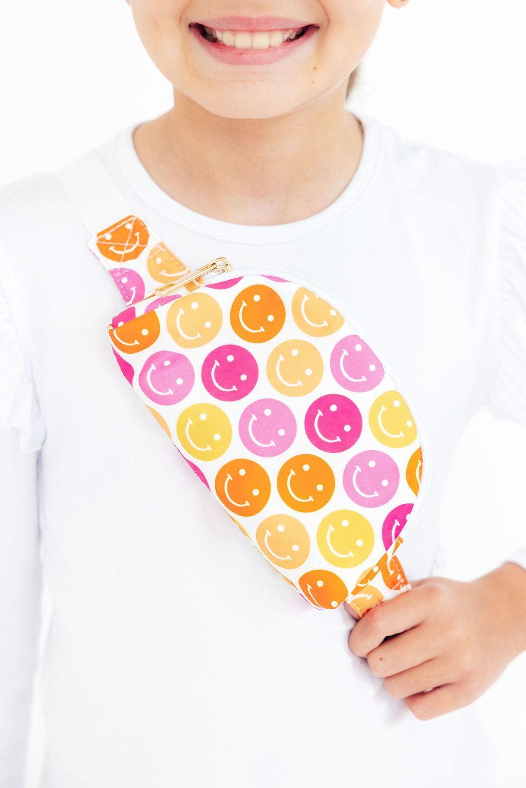 Don't Worry, Be Hippy Belt Bag - Aaria Tees Aaria Tees