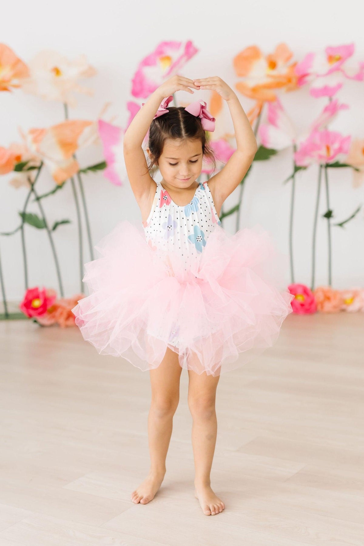 Dots & Daisies Tank Tutu Leotard - Aaria Tees