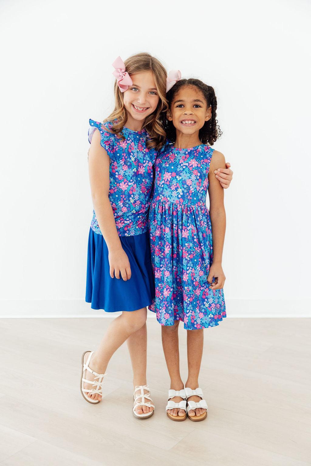 Dreaming Daisies S/S Ruffle Tee - Aaria Tees Aaria Tees