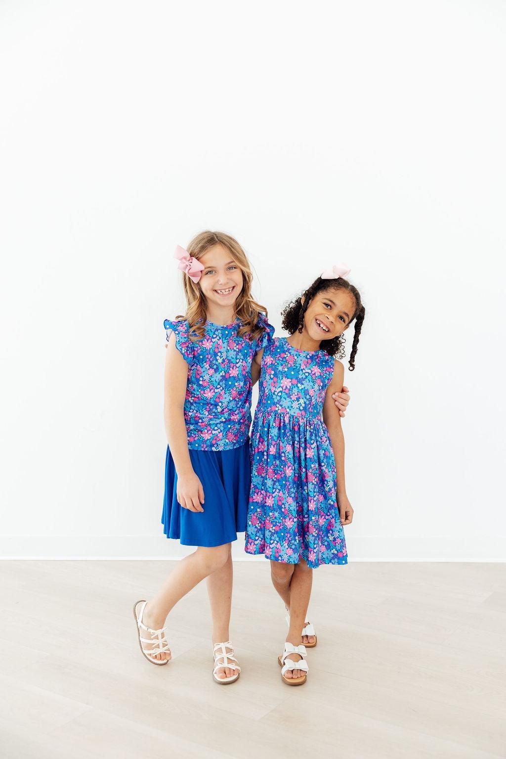 Dreaming Daisies Tank Twirl Dress - Aaria Tees Aaria Tees