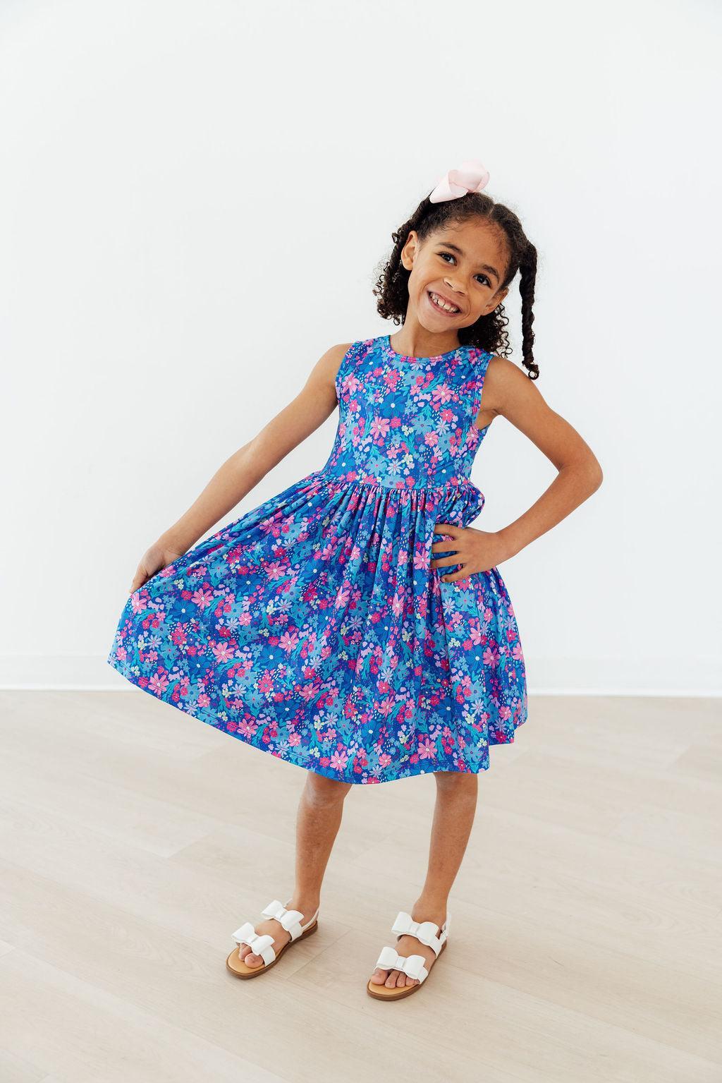Dreaming Daisies Tank Twirl Dress - Aaria Tees Aaria Tees