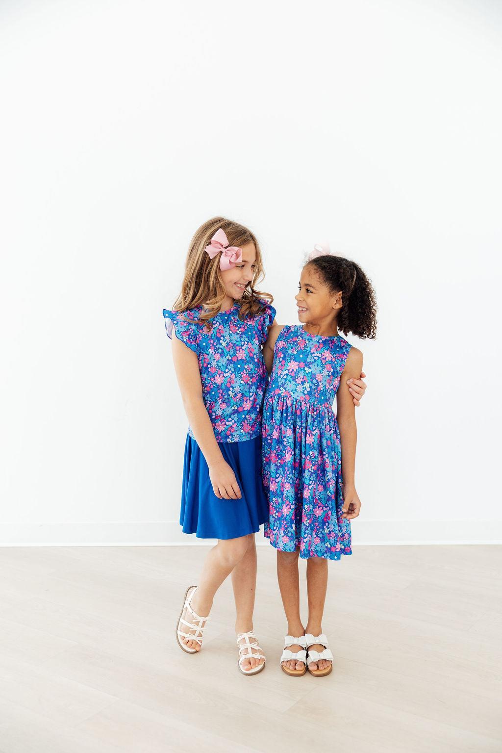 Dreaming Daisies Tank Twirl Dress - Aaria Tees Aaria Tees