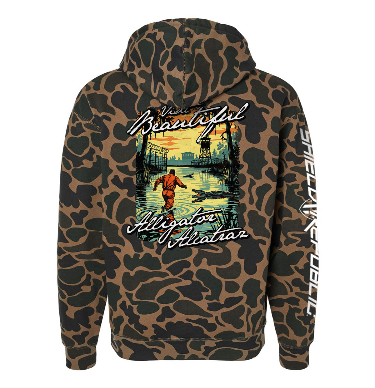 Visit Beautiful Alligator Alcatraz - Aaria Tees Aaria Tees