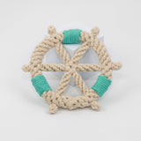 Color wheel Macrame Rope Pet Toy Aaria Tees