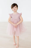 Dusty Pink Shimmer Tutu Dress - Aaria Tees Aaria Tees
