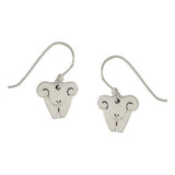 Dancing Ram Sterling Silver Earrings - Aaria Tees Aaria Tees