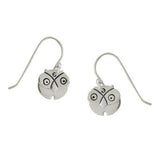 Dancing Owl Sterling Silver Earrings - Aaria Tees Aaria Tees