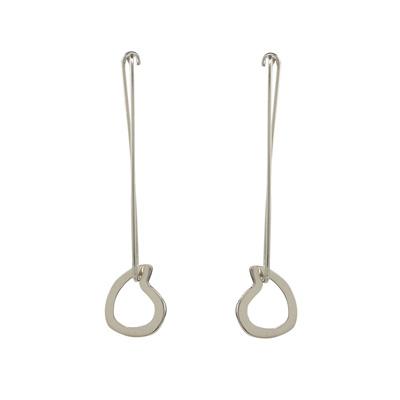 Enchanting Sterling Silver Long Earrings - Aaria Tees Aaria Tees