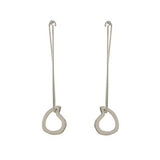 Enchanting Sterling Silver Long Earrings - Aaria Tees Aaria Tees