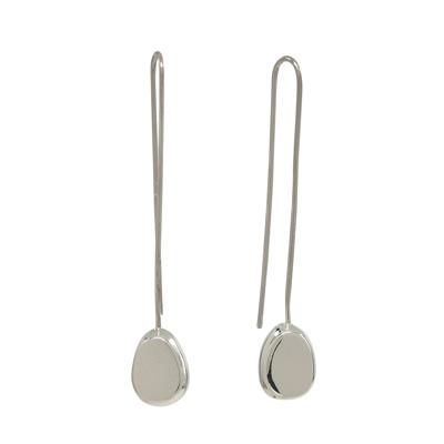 Balanced Sterling Silver Long Earrings - Aaria Tees