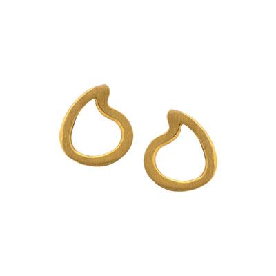 Enchanting Gold-Plated Post Earrings - Aaria Tees Aaria Tees