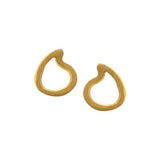 Enchanting Gold-Plated Post Earrings - Aaria Tees Aaria Tees