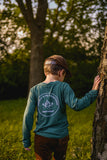 Hunter green bamboo nature is my playground Aaria Tees