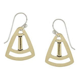 Ztepos Brass Earrings - Aaria Tees Aaria Tees