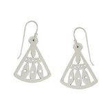 Earth Tlalli Sterling Silver Earrings - Aaria Tees Aaria Tees