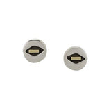 Night Niu Mixed Metal Post Earrings - Aaria Tees Aaria Tees