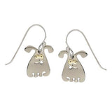 Bunnzog Emoti Silver Wire Earrings - Aaria Tees Aaria Tees