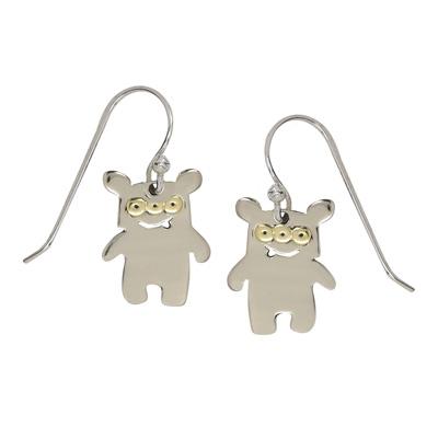 Winkel Emoti Silver Earrings - Aaria Tees Aaria Tees