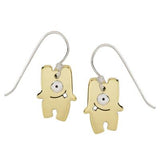 Snorph Emoti Brass Earrings - Aaria Tees Aaria Tees