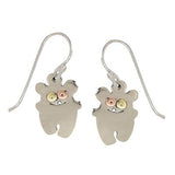 Floretto Emoti Silver Earrings - Aaria Tees Aaria Tees