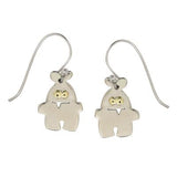 Luvinx Emoti Silver Earrings - Aaria Tees Aaria Tees