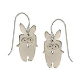 Zerborg Emoti Silver Earrings - Aaria Tees Aaria Tees