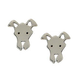 Great Dane Sterling Silver Post Earrings - Aaria Tees Aaria Tees