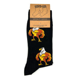 Buff Bald Eagle Novelty Socks Aaria Tees